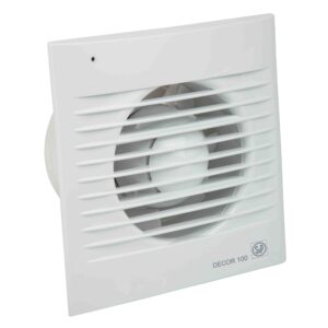 Extractor de aire para baño con sensor de movimiento DECOR-100 CD