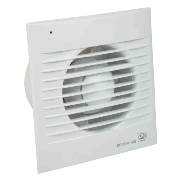 Extractor de aire para baño con temporizador DECOR-100 CR