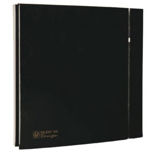 Extractor de aire para baño ultrasilencioso SILENT-100 CZ BLACK DESIGN