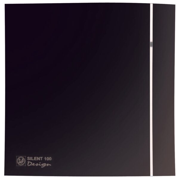 Extractor de aire para baño ultrasilencioso SILENT-100 CZ BLACK DESIGN - Imagen 2