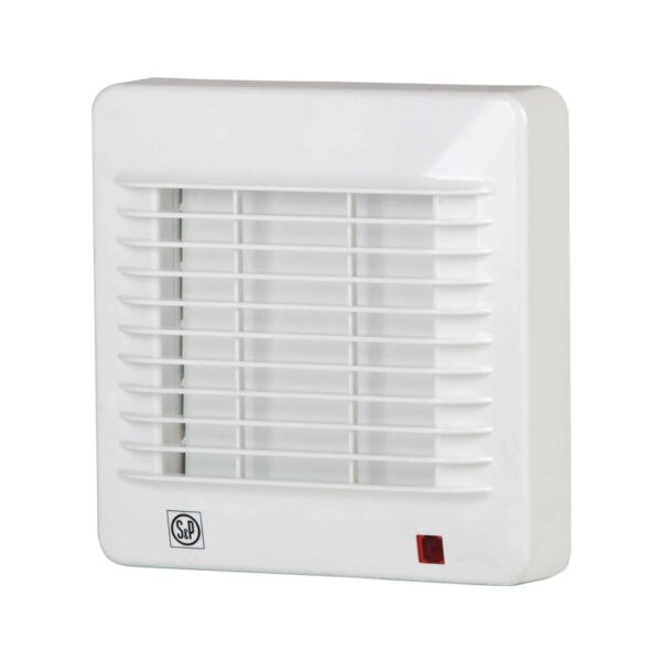 Extractor de aire para baño con persiana frontal EDM-100 C