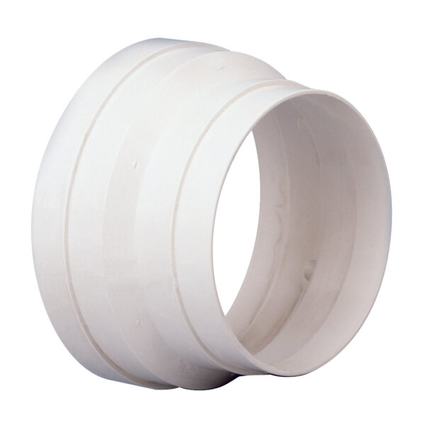 Reducción plástica de 125 a 100 mm para extractores de aire RED-125/100 P