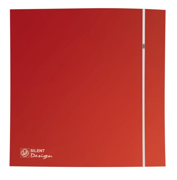 Extractor de aire para baño ultrasilencioso SILENT-200 CZ RED DESIGN - Imagen 2