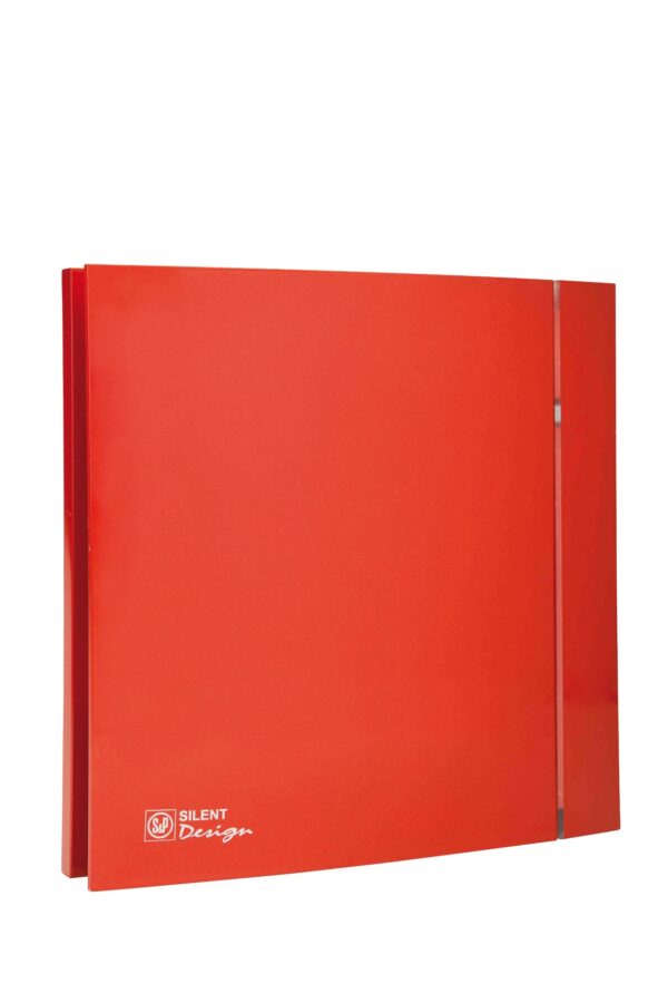 Extractor de aire para baño ultrasilencioso SILENT-200 CZ RED DESIGN