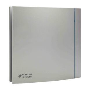 Extractor de aire para baño ultrasilencioso SILENT-300 CZ SILVER DESIGN-3C