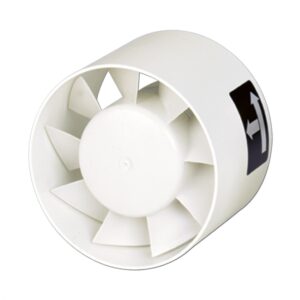 Extractor de aire con temporizador para ducto empotrable en muro TDM-100 R