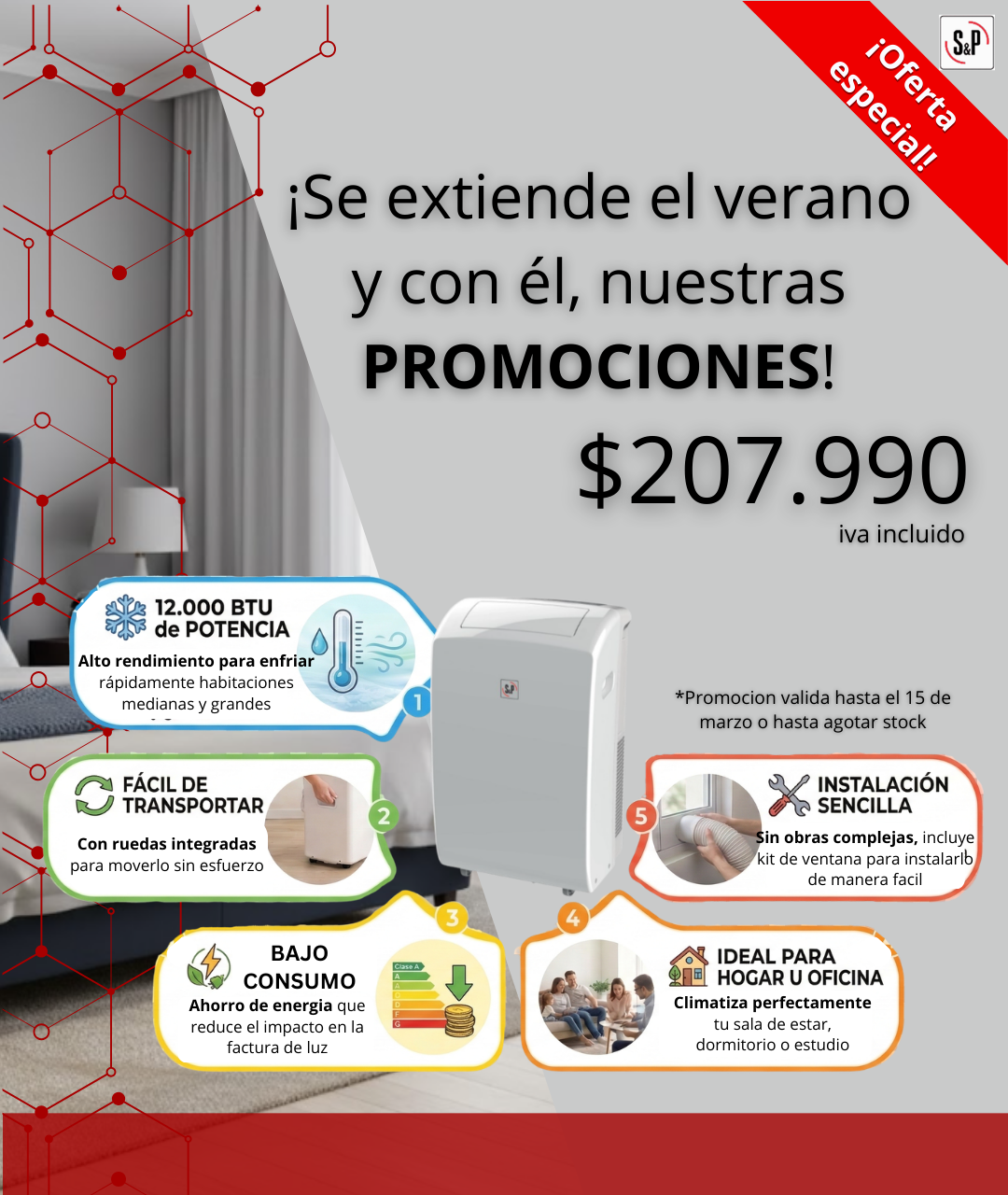 Elige la capacidad correcta según el tamaño de tu espacio y asegura máximo confort, eficiencia energética y rendimiento silencioso.